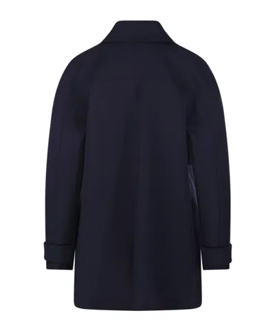 Gucci Double-breasted Trapeze Silhouette Coat In Black