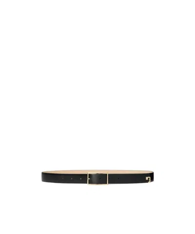 Tory Burch Roller Buckle Leather Belt In Multi