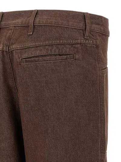 Dries Van Noten Wide Leg Trousers Zip Pockets In Green