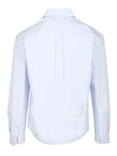 Jacquemus Classic-collar Shirt In Blue