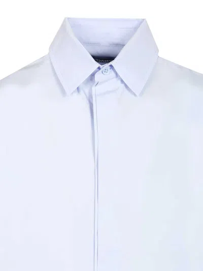Jacquemus Classic-collar Shirt In Blue
