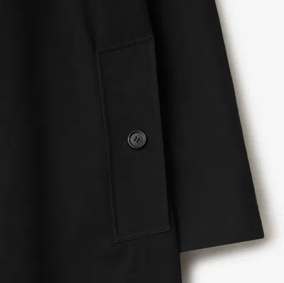 Burberry Camden Heritage Car Trenchcoat In Black