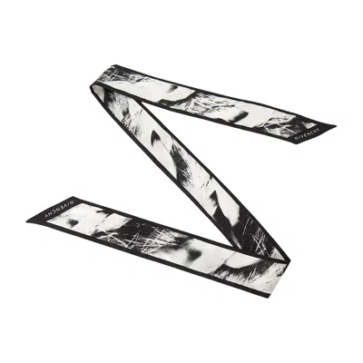 Givenchy Patterned Silk Scarves In Black