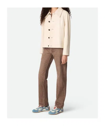 Bottega Veneta Orbit Flash Leather-trimmed Suede And Shell Sneakers In White