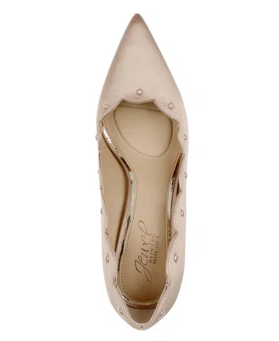 Jewel Badgley Mischka Women's Eleni Evening Pumps In Nude