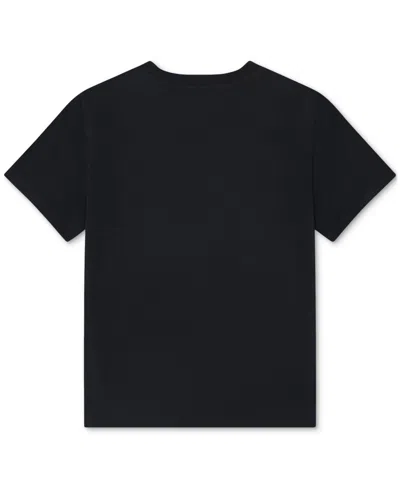 Lacoste Big Boys Short-sleeve Cotton Core T-shirt In Black