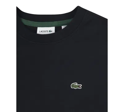 Lacoste Big Boys Short-sleeve Cotton Core T-shirt In Black