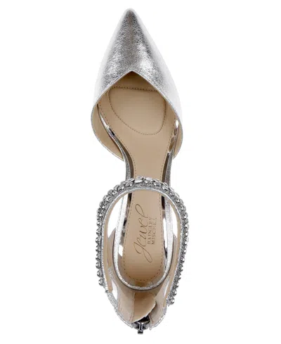 Jewel Badgley Mischka Women's Emmi Evening Pumps In Silver