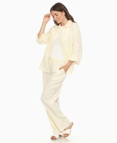 White Mark 2-pc. Pant Set In Neutral