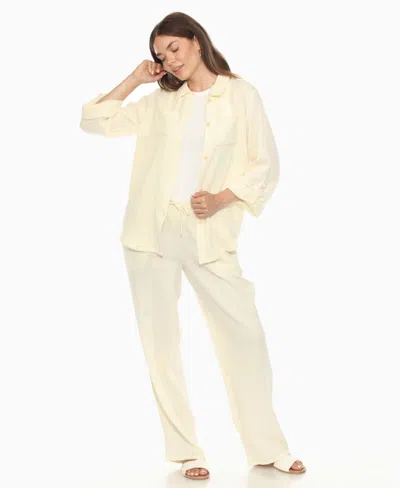 White Mark 2-pc. Pant Set In Neutral