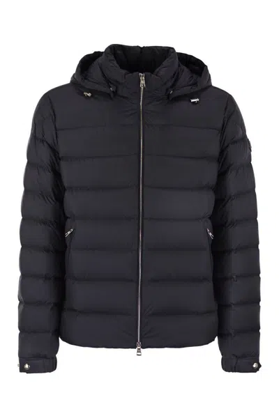 Moncler Men's Arneb Quilted Down Jacket In Black