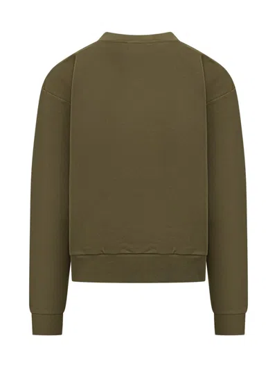 Marni Logo-print Sweatshirt In Brown