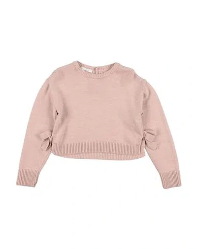 U+é Toddler Girl Sweater Blush Size 4 Acrylic, Wool, Viscose, Alpaca Wool In Pink