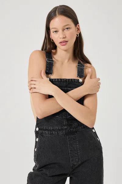 Rolla's Stevie Relaxed Overalls In Black