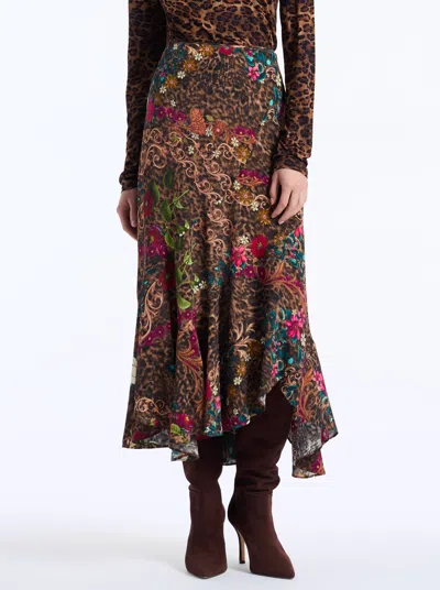 Robert Graham Riley Skirt In Brown