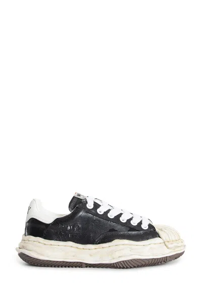 Miharayasuhiro Maison Mihara Yasuhiro Black Canvas Blakey Low Top Sneakers In Black