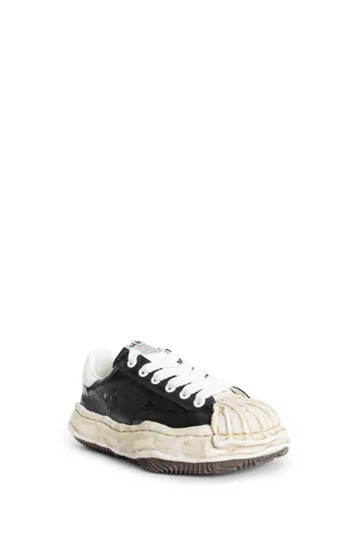 Miharayasuhiro Maison Mihara Yasuhiro Black Canvas Blakey Low Top Sneakers In Black