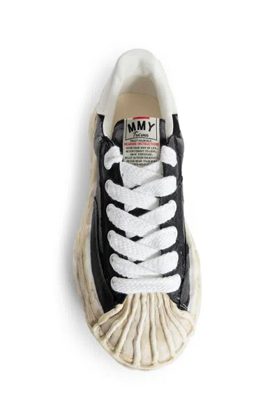 Miharayasuhiro Maison Mihara Yasuhiro Black Canvas Blakey Low Top Sneakers In Black