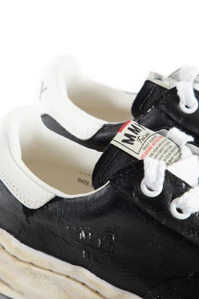 Miharayasuhiro Maison Mihara Yasuhiro Black Canvas Blakey Low Top Sneakers In Black