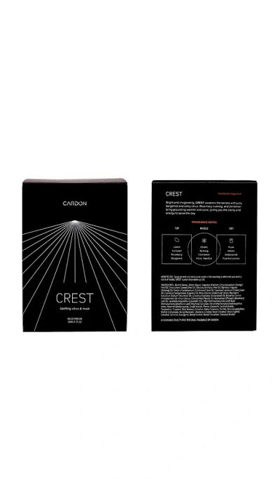 Cardon Crest Functional Fragrance In Black
