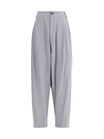 Darkpark Phebe Pants In Grey Polyester In Gray