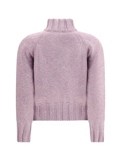 Magda Butrym High-neck Zip-front Cardigan In Multi