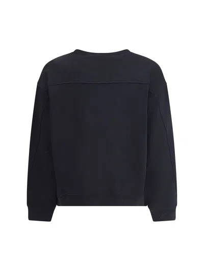 Pinko Crystal-embellishment Sweatshirt In Black