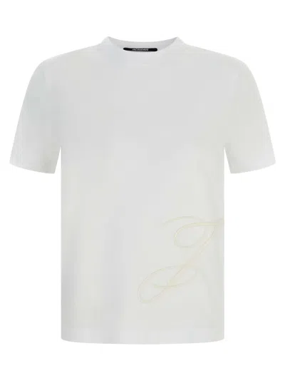 Jacquemus 'classic Crew Neck Short Sleeve T-shirt' In White
