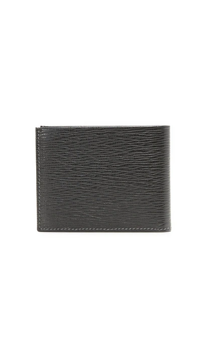 Shop Ferragamo Us Bifold With Id Window In Black