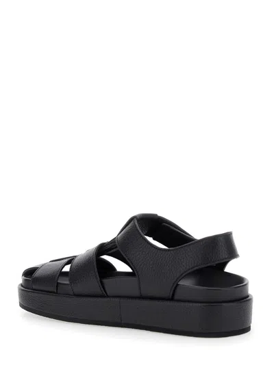 Tory Burch Strappy Sandals Platform Sole In Black