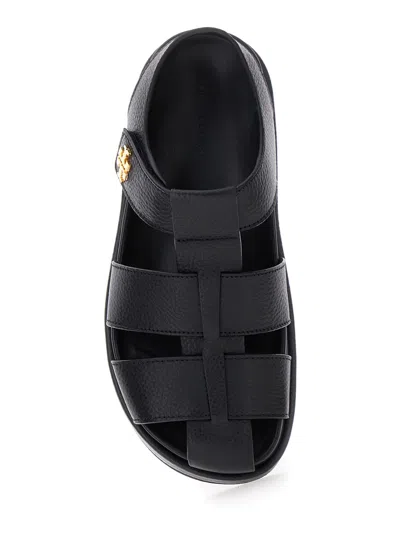Tory Burch Strappy Sandals Platform Sole In Black