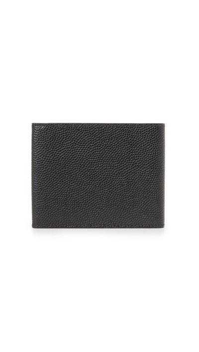 Shop Ferragamo 1041 Leather Tri Fold Wallet In Black