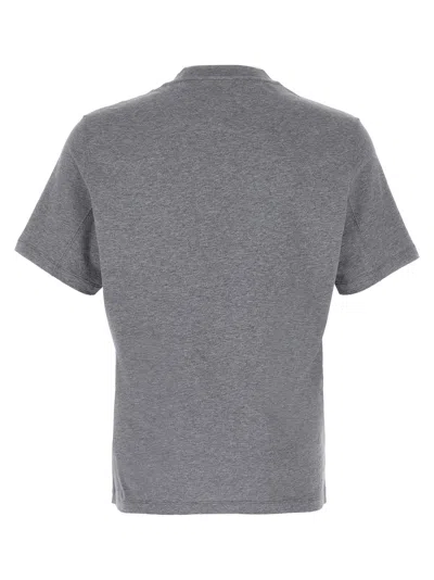 Brunello Cucinelli Cotton Crew Neck T-shirt In Gray