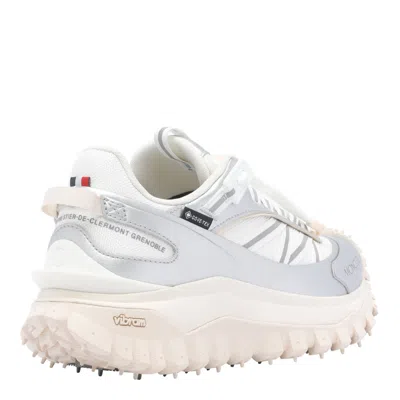 Moncler Trailgrip Gtx Leather & Mesh Sneakers In White