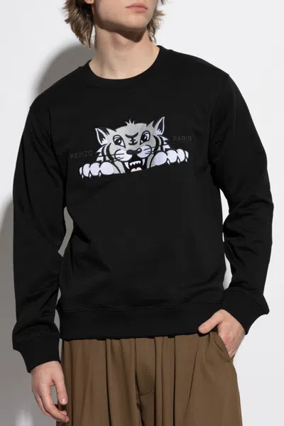 Kenzo Sweatshirts Black In Black