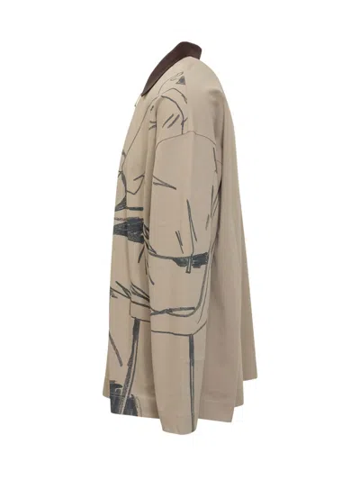 Jw Anderson Rugby Polo Shirt With Print In Green