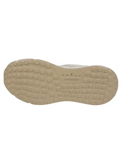 Hogan Panelled Design Leather Sneakers With Ridged Sole In Multi