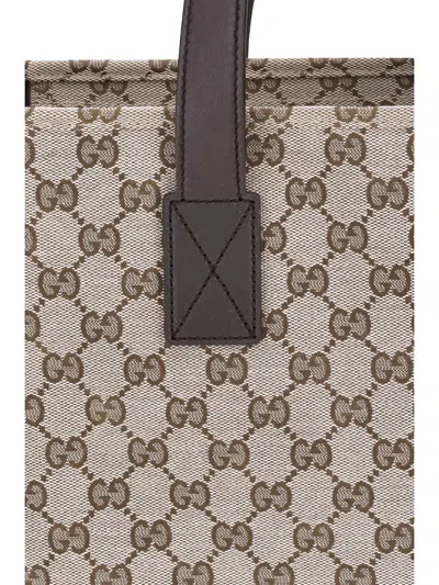 Gucci Men Gg Fabric Tote Bag
