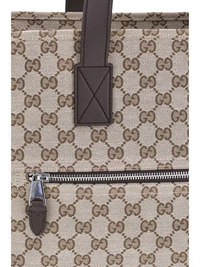 Gucci Men Gg Fabric Tote Bag