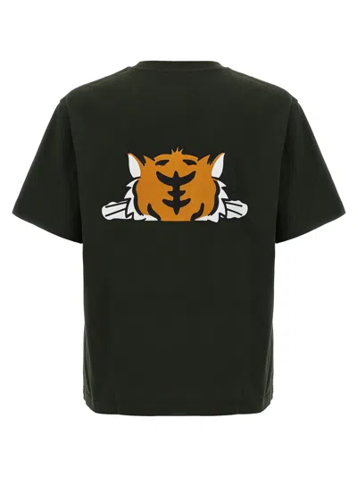 Kenzo Tiger Graphic T-shirt In Green