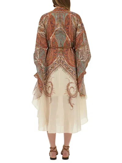 Zimmermann Layered Multicolour Dress With Paisley Patterns