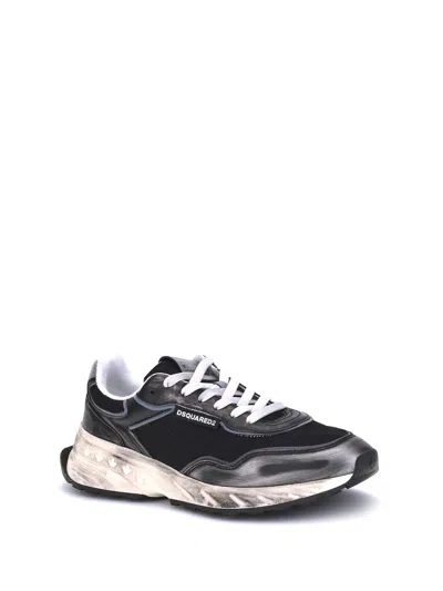 Dsquared2 Sprinter Sneakers In Black