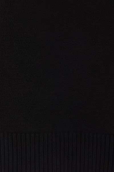 Gucci Oversize Wool And Cashmere Sweater In Black