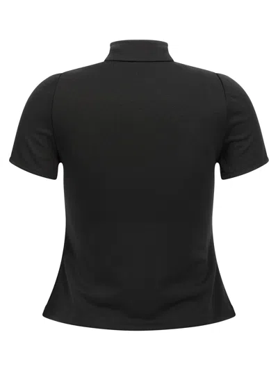 Courrèges Interlock Zipped Top In Black