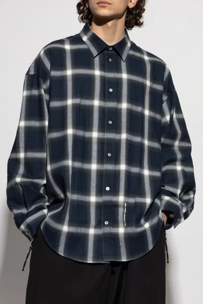 Acne Studios Checked Pattern Button-down Shirt In Multi