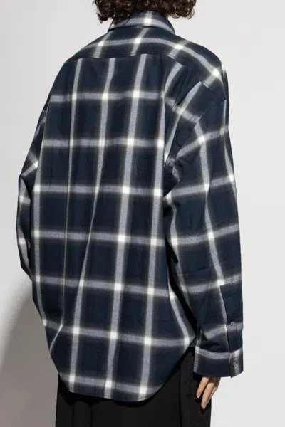 Acne Studios Checked Pattern Button-down Shirt In Multi