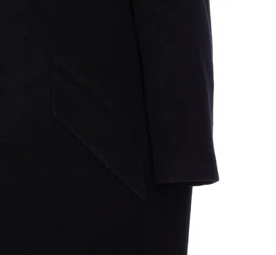 Isabel Marant Étoile Longline Coat Single-breasted Front Pockets In Black