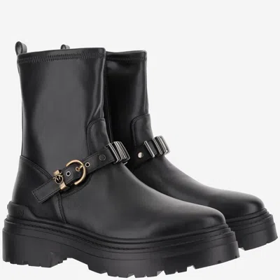 Pinko 'mia' Ankle Boots In Black