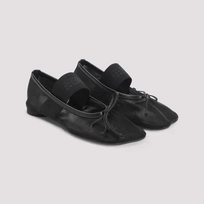 Mm6 Maison Margiela Mm6 By Maison Margiela "anatomic" Ballet Flats – Black In Black