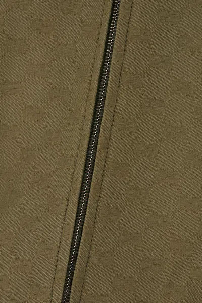 Gucci Gg Supreme Jacket In Green